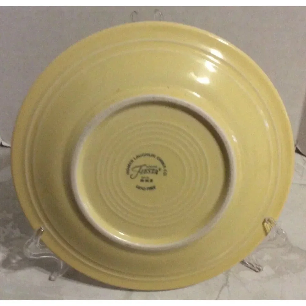Fiestaware Pale Yellow Salad Dessert Plate Fiesta 7‎ 1/4
